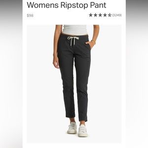 Vuori Ripstop Pant in Charcoal